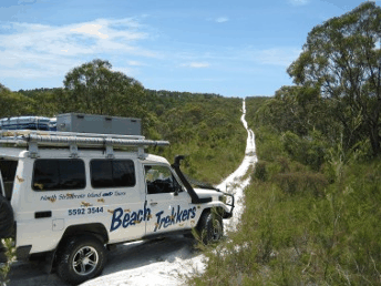 Beach trekkers North Stradbroke Island - Pet Food Australia