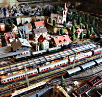 Tudor Court Model Village and German Model Train World - Food Delivery Shop