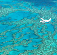 Scenic Flight - Great Barrier Reef Heart Reef Whitehaven Beach  Hill Inlet - Food Delivery Shop