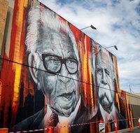Shepparton Aboriginal Street Art Project Murals - Food Delivery Shop