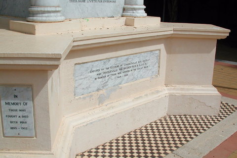 Charleville War Memorial - Food Delivery Shop 1