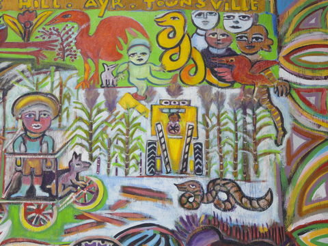 The Painting Of Life By Mirka Mora - Food Delivery Shop 2