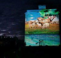 Quorn Silo Light Show - Food Delivery Shop
