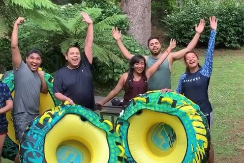 Watertube Experience In Yarra River - Pet Food Australia 6