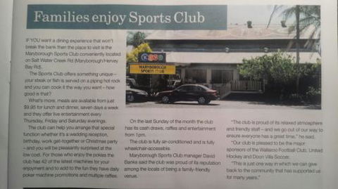 Maryborough Sports Club Inc - Food Delivery Shop 3