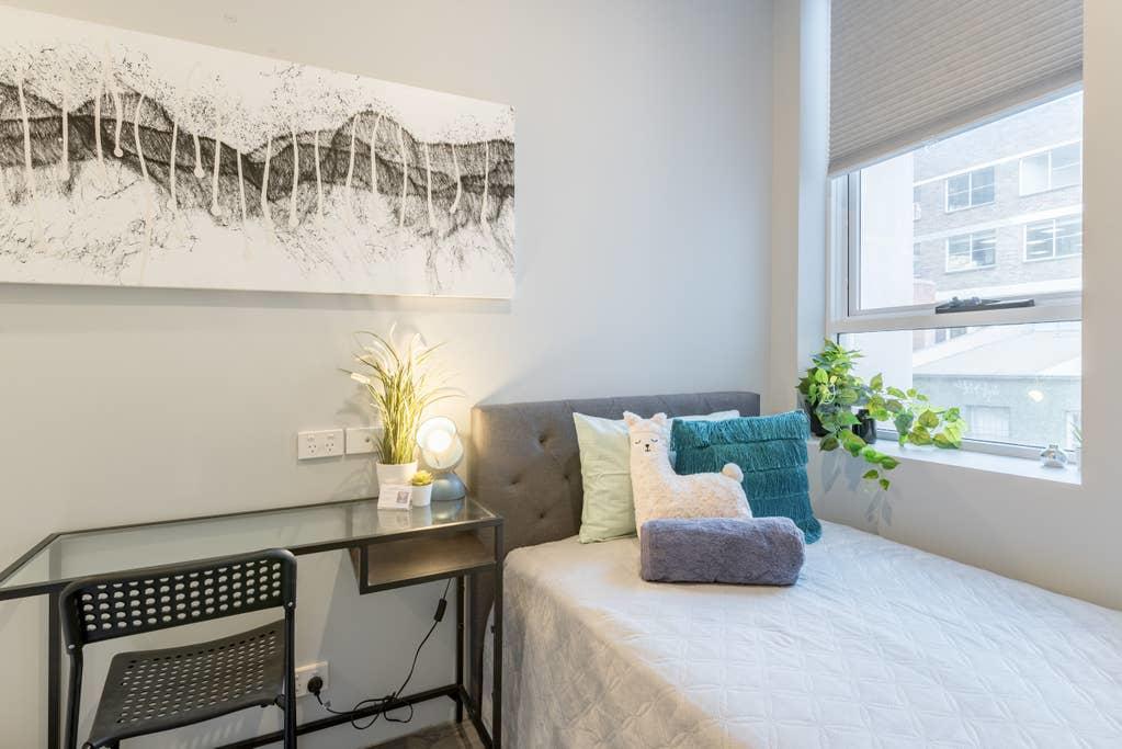 1 Private King Single Bed With En-Suite Bathroom In Sydney CBD Near Train UTS DarlingHarICCC hinatown - SHAREHOUSE Surry Hills