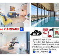 CBD Views-With FREE Wine Free-Carpark-Netflix-WiFi - Food Delivery Shop