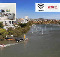 Executive Lux 3 Bedroom - Brisbane CBD - Views - Pool - Wifi - Free parking - Food Delivery Shop