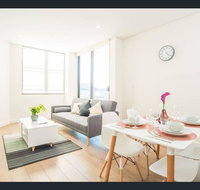 Gorgeous modern brand new two bedroom apartment with large lounge and private garden view balcony - Food Delivery Shop