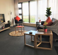 Stylish 2BR with Stunning Views - Sydney Olympic Park - Food Delivery Shop