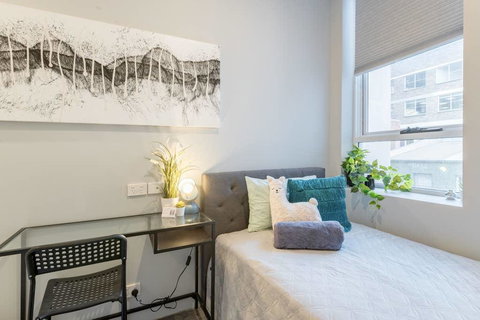 1 Private King Single Bed With En-Suite Bathroom In Sydney CBD Near Train UTS DarlingHar&ICC&C Hinatown - SHAREHOUSE - Food Delivery Shop 0