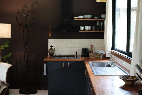 Romantic Wooden Nature Cabin Overlooking Forest & Crystal Clear River - Food Delivery Shop 3