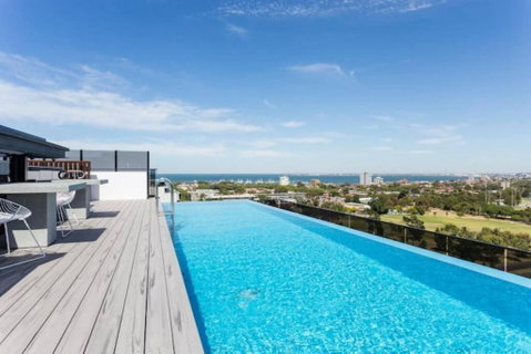 Rooftop Infinity Pool - St Kilda Luxury - Food Delivery Shop 0