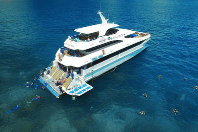 Great Barrier Reef Scenic Helicopter Tour and Cruise from Cairns