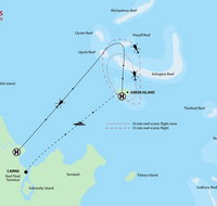 Fly to Green Island - Cruise Return - Food Delivery Shop