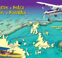 Scenic Flight - Great Barrier Reef Heart Reef Whitehaven Beach  Hill Inlet - Food Delivery Shop