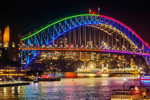 Vivid 90-Minute Sydney Harbour Intimate Catamaran Cruise With Canapes - Food Delivery Shop 0