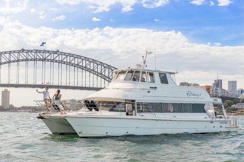 Vivid 90-Minute Sydney Harbour Intimate Catamaran Cruise With Canapes - Food Delivery Shop 1