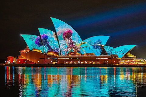 Vivid 90-Minute Sydney Harbour Intimate Catamaran Cruise With Canapes - Food Delivery Shop 2